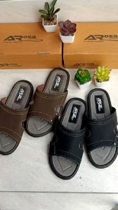 [PROMO] SANDAL PRIA TERBARU // SANDAL SLOP KEREN // SANDAL KASUAL KEKINIAN // SANDAL NYAMAN DIKAKI // SENDAL ARZ-slippers FF