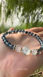 Natural Genuine | HQ Deep Blue Aquamarine Bracelet | Aquamarine | Crystal Bracelet