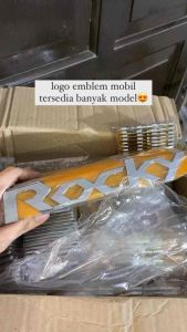 Logo Emblem New Agya 2023 chrome