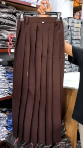 Rok Pramuka SD MI Panjang Bahan Twist Tissue Licin