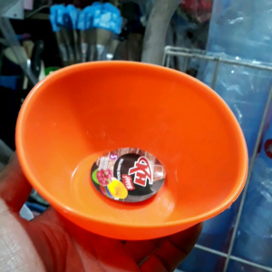 MANGKUK PLASTIK /MANGKUK CETAKAN NASI/MANGKUK KOBOKAN/HAPPY  KH UK (L) ISI  3 PCS