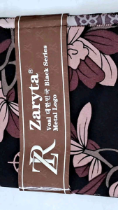 Hijab Segiempat Motif BLACK SERIES EDITION Voal Premium Metal Logo // Motif Logo