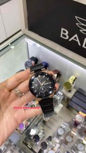 [Original] E6850 MCBBRBA Expedition EXP Chronograph Mens Watch with Black Dial and Black Stainless Steel Bracelet | Official Warranty