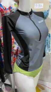 Đồ bơi nữ chống nắng Bikini SG áo bơi dây kéo kết hợp quần bơi dài chân lưng cao ôm body tôn dáng