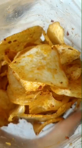Kripik Teglog Pandeglang Varian PEDASS 200 GRAM / Kripik Talas Khas Sunda