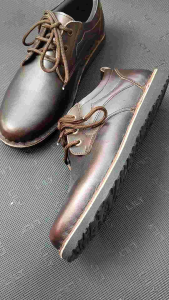 Sepatu Loafer Tali  Semi But Pria Kulit Sapu Asli Mewah Sepatu Distri Kekinian Bisa COD