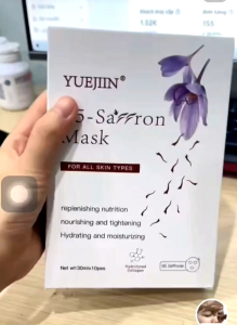 Mặt nạ B5 sự kết hợp hoàn hảo giữa B5 và SAFFRON ĐÃ TẠO LÊN MỘT mask GIẢI QUYẾT MỌI VẤN ĐỀ VỀ DA SAFFRON có khả năng chống oxy hóa tuyệt vời có tác dụng làm chậm quá trình lão hóa trên da giảm sắc tố màu cho da ngăn chặn nếp nhăn làm mờ tàn nhang đồi