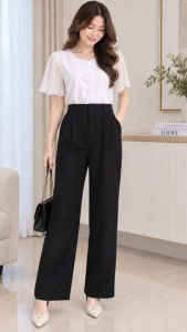 Highwaist ladies Office trousers pants (fit med-large)