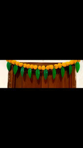 Marigold flowers for Janmashtami/Krishna Bday/Ganesh Chaturthi/Diwali Decoration Ready Local Stock