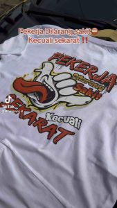 KAOS BUKAN ABDI NEGARA (tebal bahan combed 24s) free stiker masker
