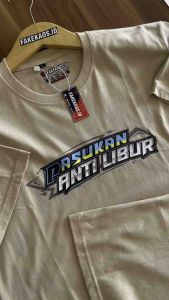 TANGAN POLOS. KAOS PASUKAN ANTI LIBUR VOL.4 (Tebal bahan commbed 24s)