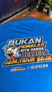 KAOS PASUKAN JAM MALAM NEW ARTIKEL (tebal bahan combed 24s)