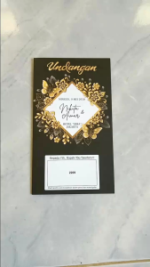 200 pcs undangan nikah/khitan