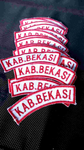 BED/BADGE KAB. BEKASI BORDIR HALUS