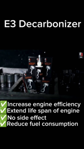 E3 Decarbonizer Engine Carbon Residue Cleaner Decabon Boost Efficiency Reduce Fuel Saver