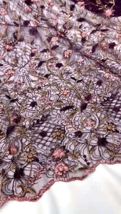 Bahan Kain kebaya Wanita/Kain Tille Garden Motif Baru