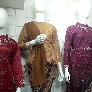 Kebaya Modern / Kebaya Kekinian / Setelan Kebaya Aurora Selendang / Kebaya