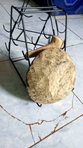 RAK PENYIMPANAN COBEK BESI //RAK PENYIMPANAN COBEK DAN ULEKAN MURAH BISA COD