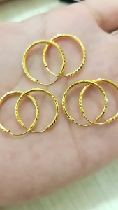 ANTING RING UKIR PERAK 925 LAPIS MAS