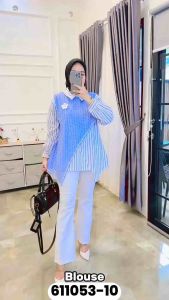 Blouse katun mix brukat by EXTU