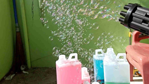 Balon Gelembung 1000 ml & Isi Ulang Bubble Gun Camera