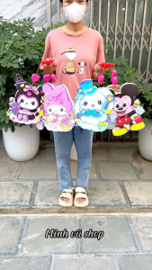 Đèn lồng trung thu 2 mảnh hoạt hình ngộ nghĩnh (mẫu 2025)