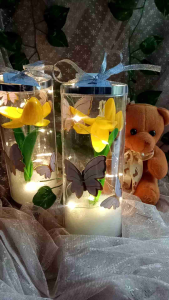 bunga dalam tabung LED •Kado buat cowok