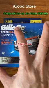 (Lẻ) Lưỡi dao cạo râu thay thế Gillette Fusion 5+1 Nhật Bản