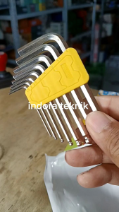 DELI Kunci L set mini 8pcs (1.5mm - 6mm) Kualitas Bagus