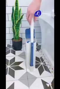 Disposable Dissolve Toilet Brush Wall-Mounted Cleaning Tool for Bathroom Replacement Brush Head[READY STOCK]