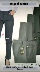 Clana Kantor Wanita Bahan Semiwoll Premium