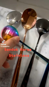 SENDOK KOREA SUJEO STAINLESS STEEL TEBAL SENDOK MAKAN KOREA SENDOK MAKAN STAINLESS