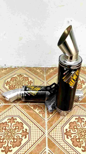 Slencer Knalpot Racing Black Inlet 38 dan 50