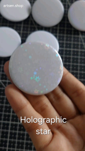 [BULK ORDER] Artsen Custom METAL BACK Button Pins 32mm/44mm/58mm - Variety of Badge Films