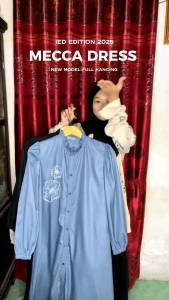 MECCA DRESS BORDIR KOMPUTER # pakaian wanita bordir terbaru