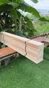 ไม้โครงมือ2รอยตะปูตามภาพขนาดกว้าง4cmหนา2.5cmยาว124cm(1มัด5ท่อน)