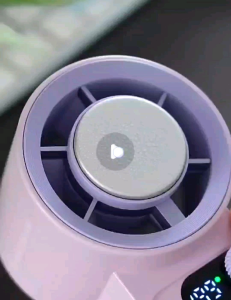 Quạt cầm tay có thể sạc lại với có Sò lạnh 199 tốc độ gió 10000 mAh Gập 180° màn hình LED