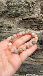 สร้อยหินไหมพิรุณขนกระต่าย ( Rabbit Hair Rutiled Quartz ) 🐇