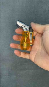 🇹🇭พร้อมส่งรอของไม่นาน ไฟแช็คแก๊สฟู่ 3ท่อพ่น ไฟแช็ค ไฟฟู่ ปรับระดับได้แบบเติมแก๊ส(ไม่มีวัตถุไวไฟในตัวสินค้า)