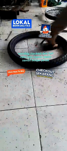 SEPASANG BAN MOTOR BEBEK RING 17 UKURAN 2.25 2.50 (70/80 80/80 70/90) NON TUBE