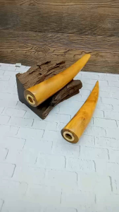 Once pipa kayu kelor emas model emas model bulat super J68