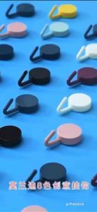 Gantungan Hook Bulat Polos Gantungan Tempel Dinding Macaron Serbaguna