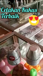 PROMO HARGA ISI 12 BIJI - CETAKAN ROTI KUKUS KUE BOLU MEREK SURYA UKURAN JUMBO MOTIF LUBANG