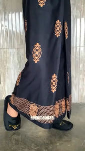 Celana WADIMOR Sarung Motif Sarang Tawon Pria Dewasa Muslim Kembang Telon Tumpal