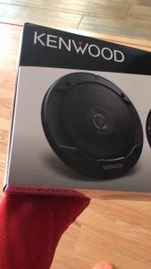 Kenwood - Road Series 6-1/2" 2-Way Car Speakers with Cloth Cones (Pair) - Black