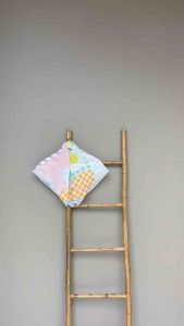 Voal Printing Instan Anak Motif Love Flower / Hijab Instan Anak Motif Lucu