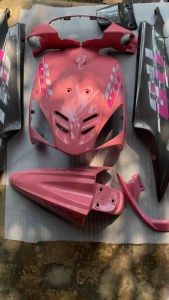 Cover body full halus yamaha mio sporty warna pink and grey ala ala vietnam