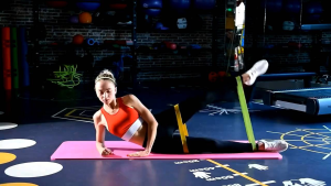 Resistance Band Yoga Pilates Fitness Biru