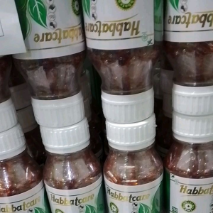 Habbatcare 200 kapsul 5 in 1 Komposisi tepat 5 bahan herbal alami dalam kapsul