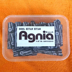 Dodol Garut AGNIA Rasa Ketan Hitam Kemasan Box 500 Gr Best Quality